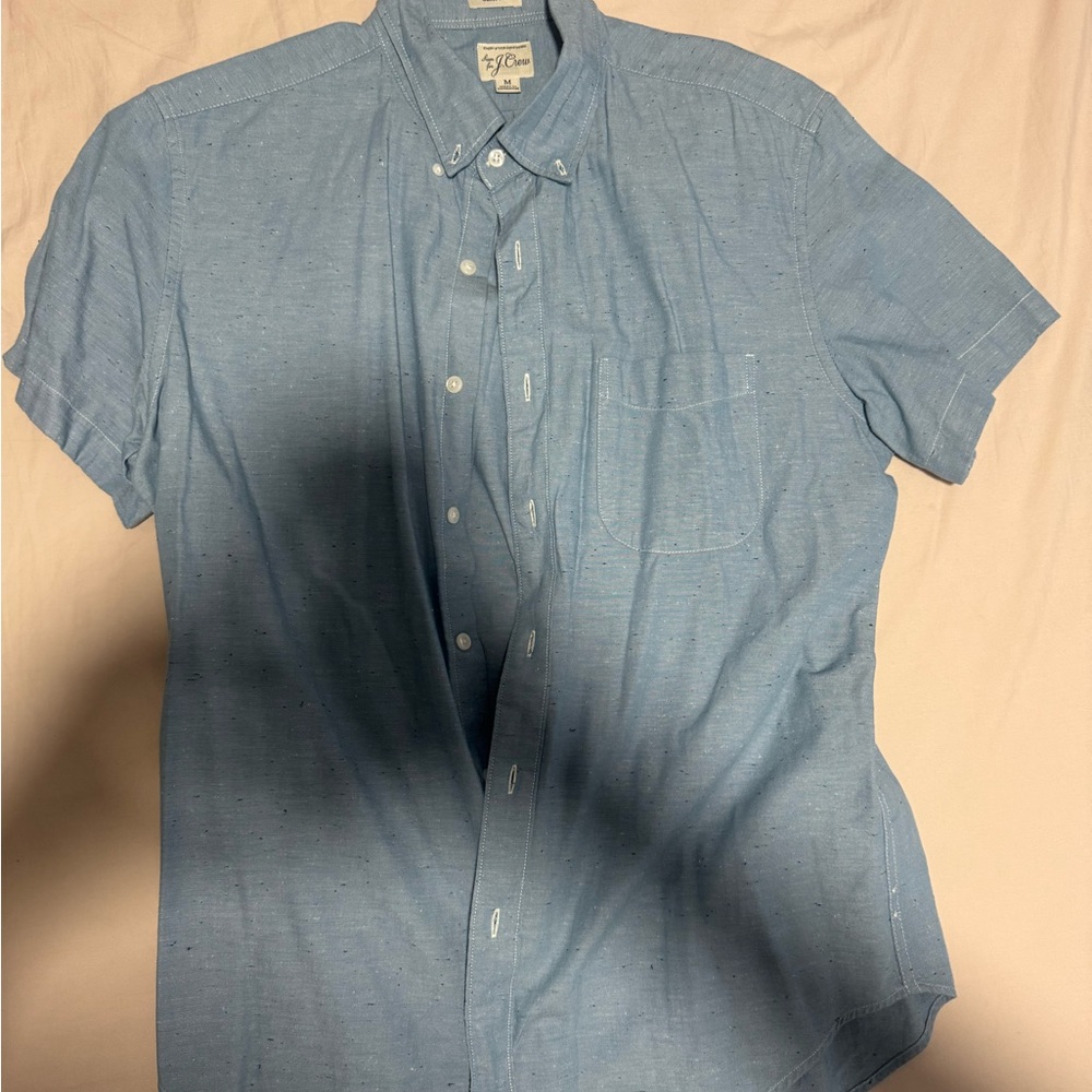 Men's Blue Button-Down Shirt